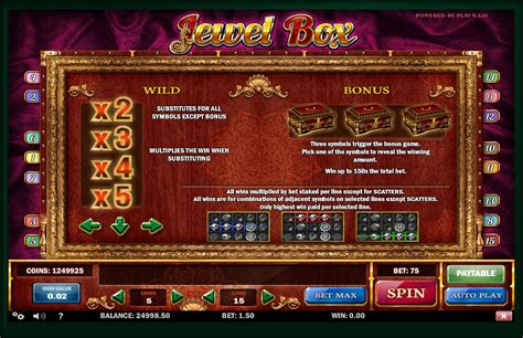 Free Jewel Box slot machine .
